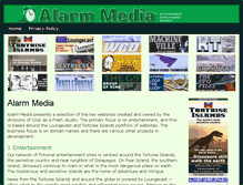 Tablet Screenshot of alarmmedia.com